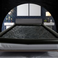 MIZZZEE - Inflatable Bedding Sheet Waterproof Flirting Bed (Black) MIZZZEE - Inflatable Bedding Sheet Waterproof Flirting Bed (Black)