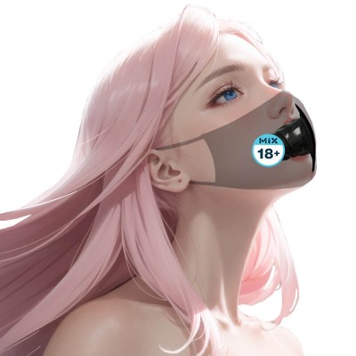 MizzZee - Mask With Dildo Gag SM Toy