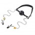 MizzZee - Nipple Clamps With Mouth Gag