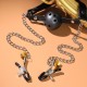 MizzZee - Nipple Clamps With Mouth Gag