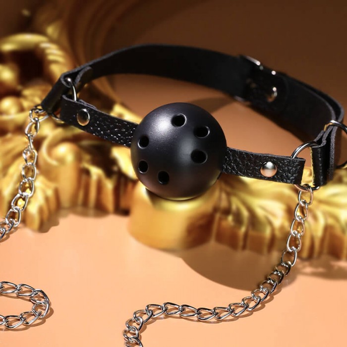 MizzZee - Nipple Clamps With Mouth Gag