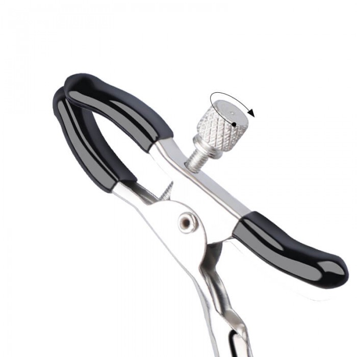 MizzZee - SM Bells Nipple Clips With Straps