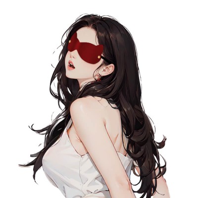 MizzZee - Cat Ear Eye Mask (Burgundy)