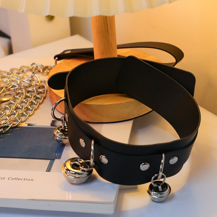 MizzZee - Triple Bell Leash Collar MizzZee - Triple Bell Leash Collar