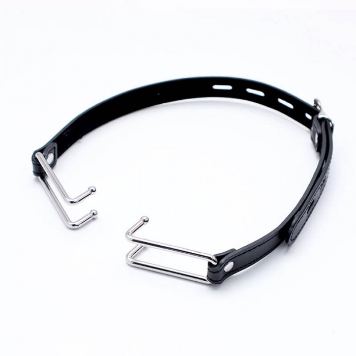 MizzZee - Leather Mouth Hook BDSM (Black) MizzZee - Leather Mouth Hook BDSM (Black)