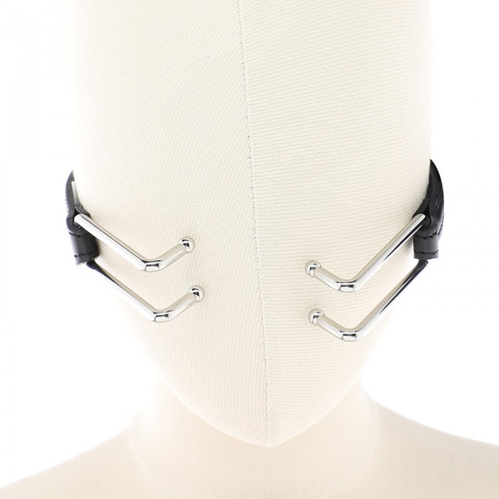 MizzZee - Leather Mouth Hook BDSM (Black) MizzZee - Leather Mouth Hook BDSM (Black)