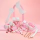 MizzZee - Comprehensive Bondage Restraint Set (Pink - White) MizzZee - Comprehensive Bondage Restraint Set (Pink - White)