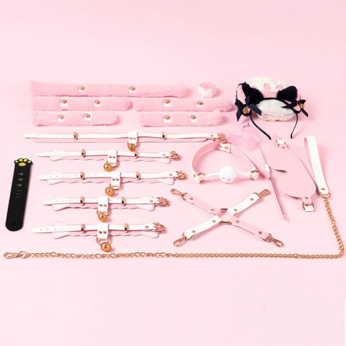 MizzZee - SM Bondage Cat Themed SM Roleplay Outfit (12 Pieces Set) MizzZee - SM Bondage Cat Themed SM Roleplay Outfit (12 Pieces Set)