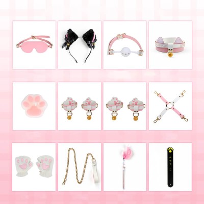 MizzZee - SM Bondage Cat Themed SM Roleplay Outfit (12 Pieces Set) MizzZee - SM Bondage Cat Themed SM Roleplay Outfit (12 Pieces Set)
