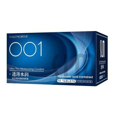 SLM - Hyaluronic Acid Contained Ultra Thin Moisturizing 001 Con dom (10Pcs)