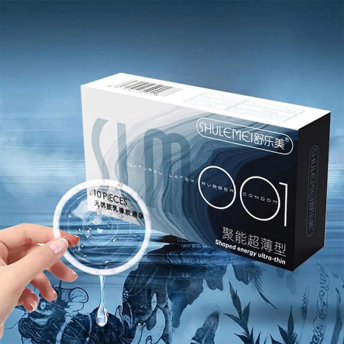 SLM - Shaped Energy Ultra Thin Con dom (10Pcs) SLM - Shaped Energy Ultra Thin Con dom (10Pcs)