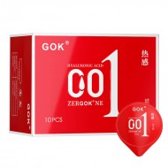 GOK - Hyaluronic Acid Ultra Moisturizing Warming 001 Con dom (10Pcs) GOK - Hyaluronic Acid Ultra Moisturizing Warming 001 Con dom (10Pcs)