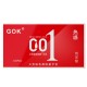 GOK - Hyaluronic Acid Ultra Moisturizing Warming 001 Con dom (10Pcs)