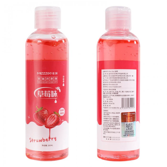 MizzZee - Fruit Flavored Lubricant (Strawberry - 200ml) MizzZee - Fruit Flavored Lubricant (Strawberry - 200ml)