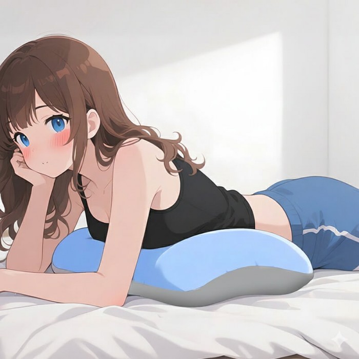MAKJ - Passion Assist Little Soft Pillow (Blue) MAKJ - Passion Assist Little Soft Pillow (Blue)