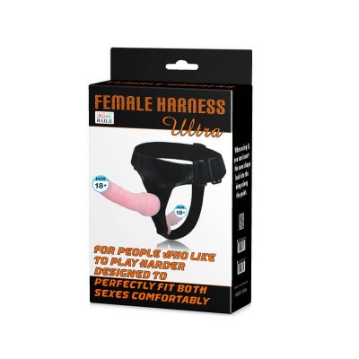 BAILE - Double Dongs Strap Ons Realistic Dildo Harness (L:16.5cm - D:3.5cm) BAILE - Double Dongs Strap Ons Realistic Dildo Harness (L:16.5cm - D:3.5cm)