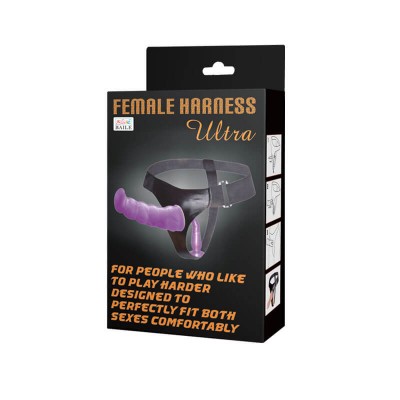 BAILE - Double Dongs Strap Ons Harness (L:17.5cm - D:3.5cm) BAILE - Double Dongs Strap Ons Harness (L:17.5cm - D:3.5cm)