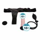 BAILE - Sensual Comfort Inflatable Pump Strap On Dildo (L:17cm - D:4cm)
