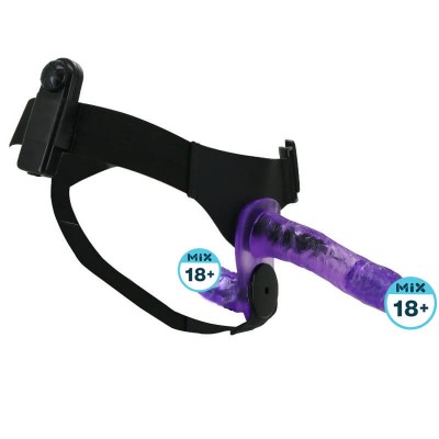 BAILE - Multi-speed Vibrating Lesbian Wearable Dual-Dildo Strap ons (L:17cm - D:4cm) BAILE - Multi-speed Vibrating Lesbian Wearable Dual-Dildo Strap ons (L:17cm - D:4cm)