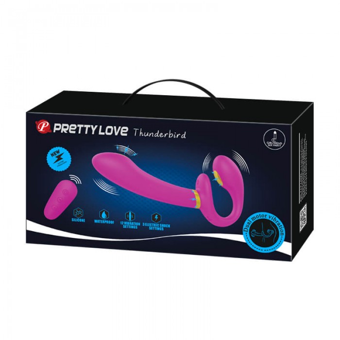 PRETTY LOVE - Thunder Bird Dual-head Electric Shock Wearable (Wireless Remote - Chargeable) PRETTY LOVE - Thunder Bird Dual-head Electric Shock Wearable (Wireless Remote - Chargeable)