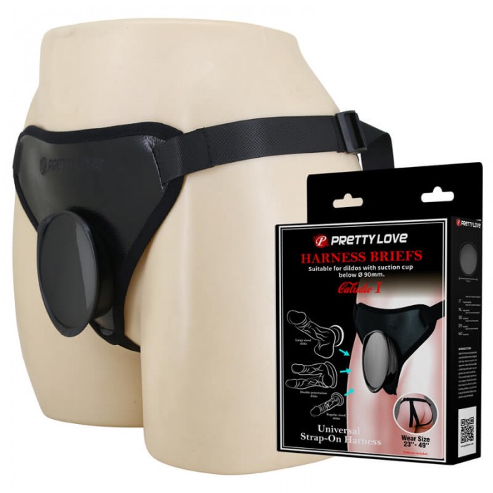 Pretty Love - Caludio I Strap-on Harness Briefs (Dildo Sold Separately) Pretty Love - Caludio I Strap-on Harness Briefs (Dildo Sold Separately)