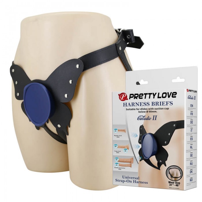 Pretty Love - Caludio II Strap-on Harness Briefs (Dildo Sold Separately) Pretty Love - Caludio II Strap-on Harness Briefs (Dildo Sold Separately)