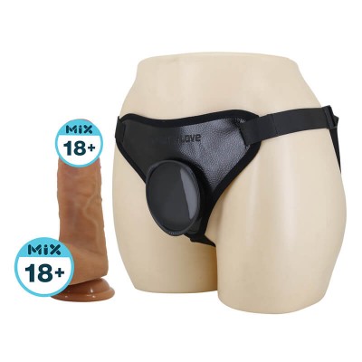 Pretty Love - Jogg Strap-on Harness Briefs (L:15.5cm - D:4.6cm) Pretty Love - Jogg Strap-on Harness Briefs (L:15.5cm - D:4.6cm)