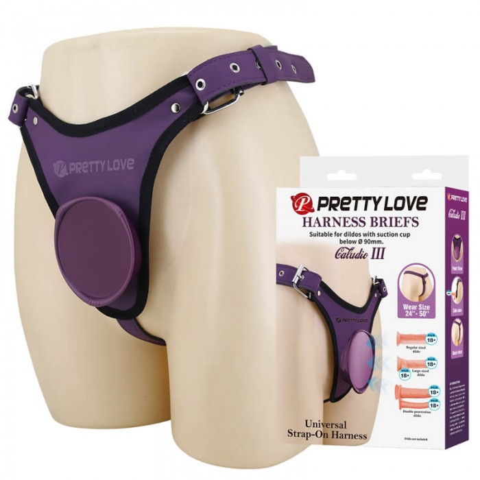 Pretty Love - Caludio III Strap-on Harness Briefs (Dildo Sold Separately) Pretty Love - Caludio III Strap-on Harness Briefs (Dildo Sold Separately)