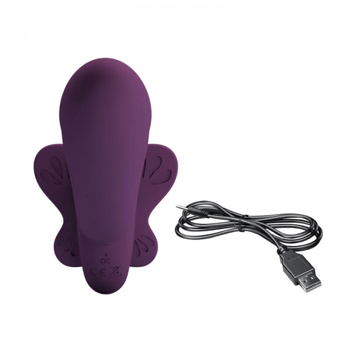 PRETTY LOVE - Valarie Dual-Motor Vibration Wearable (Chargeable - Purple) PRETTY LOVE - Valarie Dual-Motor Vibration Wearable (Chargeable - Purple)
