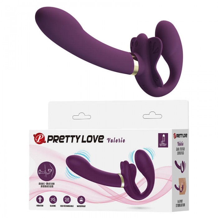 PRETTY LOVE - Valarie Dual-Motor Vibration Wearable (Chargeable - Purple) PRETTY LOVE - Valarie Dual-Motor Vibration Wearable (Chargeable - Purple)