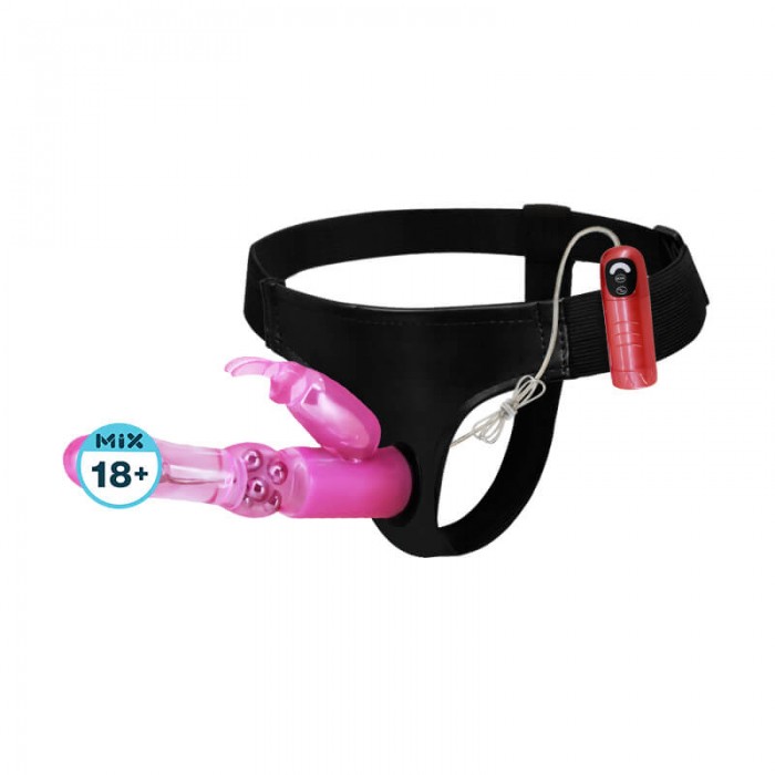 BAILE - Ultra Harness Rotate Vibrators Strap-On (L:18cm - D:3.5cm) BAILE - Ultra Harness Rotate Vibrators Strap-On (L:18cm - D:3.5cm)
