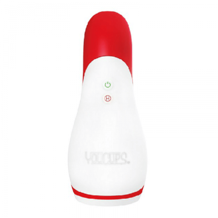 YouCups Warrior Hot Masturbator Cup (Chargeable - White)