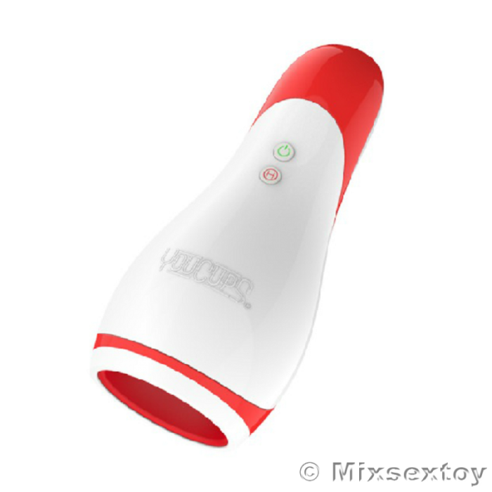 YouCups Warrior Hot Masturbator Cup (Chargeable - White)