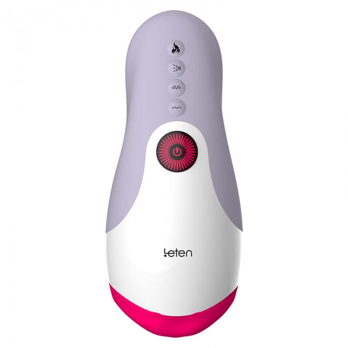 HK LETEN AV Idol Rola Misaki Product Endorser Electrical Moaning Interactive Heating Masturbator (Chargeable - Purple)