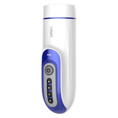 HK LETEN SUPREME AV Idol Yui Hatano Product Endorser Electrical Moaning Interactive Intelligent Heating Automatic Retractable Masturbator (Chargeable - Blue)