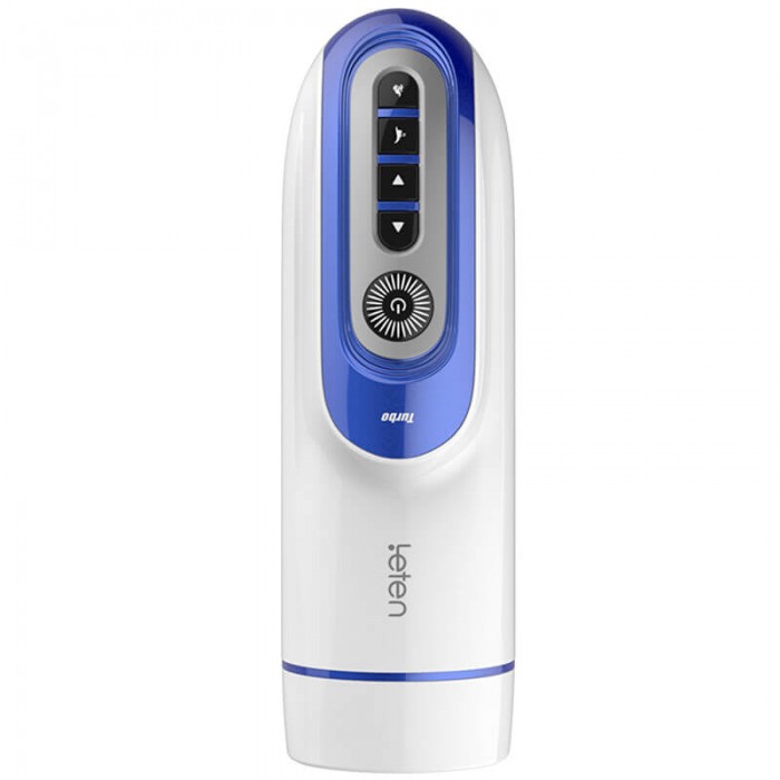 HK LETEN SUPREME AV Idol Yui Hatano Product Endorser Electrical Moaning Interactive Intelligent Heating Automatic Retractable Masturbator (Chargeable - Blue)