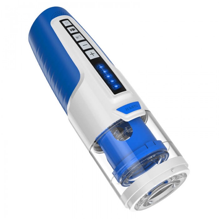 HK LETEN Frenzy Whirl Pool Automatic Retractable Rotation Electrical Moaning Interactive Masturbator (Chargeable - Blue) HK LETEN Frenzy Whirl Pool Automatic Retractable Rotation Electrical Moaning Interactive Masturbator (Chargeable - Blue)