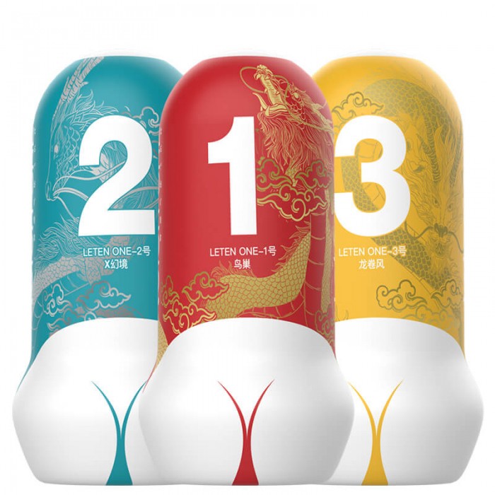 HK LETEN - ONE Hip Vacuum Sucking Masturbation Cup (Number 1 - Bird's Nest)