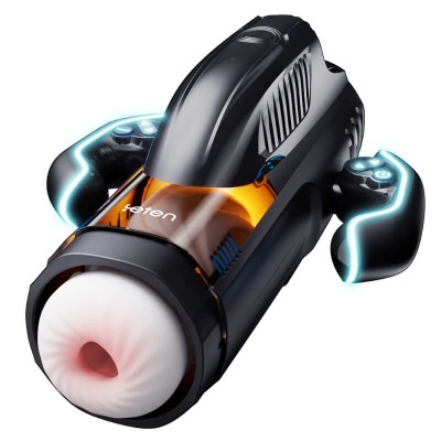 HK LETEN - Bermuda Stormy Retractable Sucking Masturbator (Chargeable - Black)