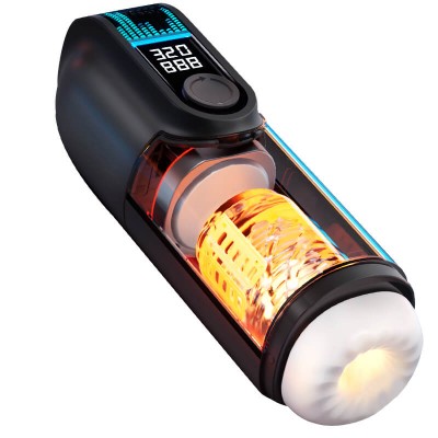 HK LETEN - Nine Waves Black Hole Thrusting Moaning Masturbator (Chargeable - Black)