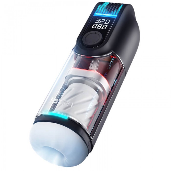 HK LETEN - Nine Waves Black Hole Thrusting Moaning Masturbator (Chargeable - Black)