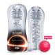 US - 4D BIGBANG Passion Masturbation Cup With Red Sucker Ball (BLACK HOLE)