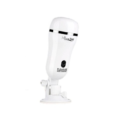 MizzZee - Hand-Free Manually Mini Masturbator Cup (White - Vaginal)