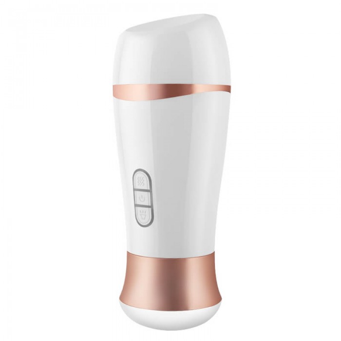 MizzZee - XiaoAi Moaning Vibration Masturbator Cup (Chargeable - White)