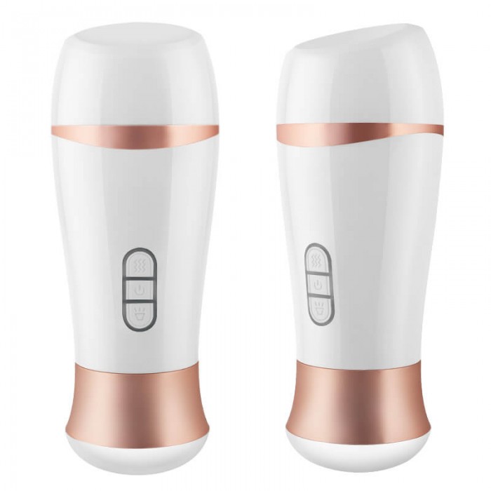 MizzZee - XiaoAi Moaning Vibration Masturbator Cup (Chargeable - White)