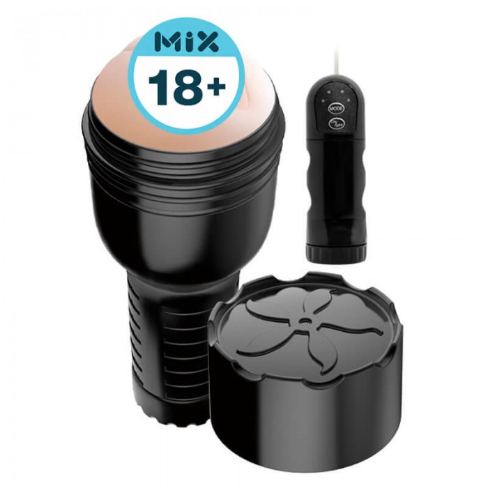 BAILE - Pink Lady FlashLight Masturbator (Battery - Black)