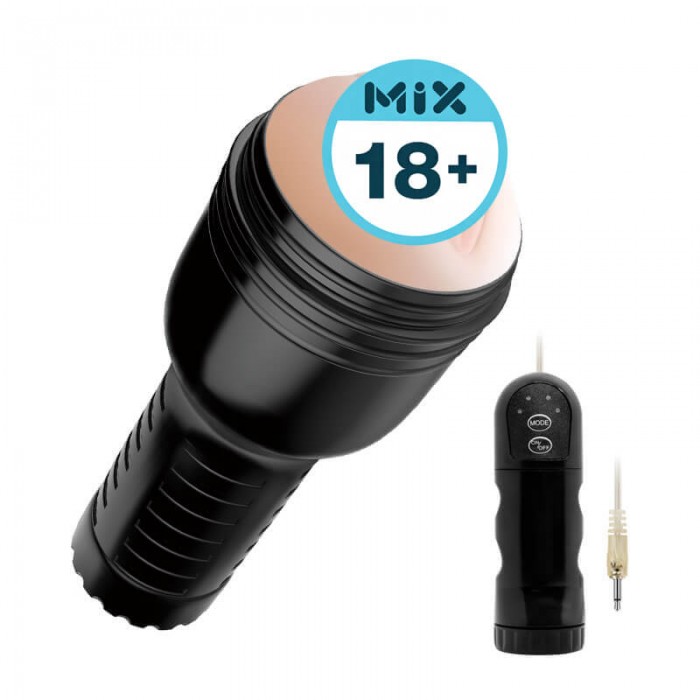 BAILE - Pink Lady FlashLight Masturbator (Battery - Black) BAILE - Pink Lady FlashLight Masturbator (Battery - Black)
