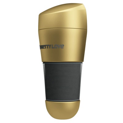 PRETTY LOVE - Kitty Ultra-Simulation 3-Dimensional Vagina Masturbation Cup (Gold) PRETTY LOVE - Kitty Ultra-Simulation 3-Dimensional Vagina Masturbation Cup (Gold)