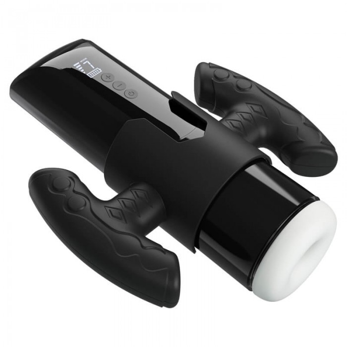 PRETTY LOVE - LARISAA Suction Vibration Masturbator (Chargeable - Black)
