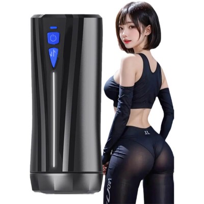 RENDS - Interstellar Exploration Retractable Moaning Masturbator Cup (Chargeable - Black) RENDS - Interstellar Exploration Retractable Moaning Masturbator Cup (Chargeable - Black)